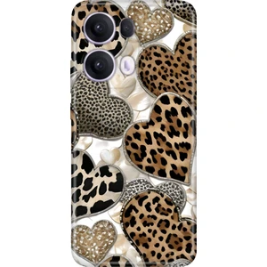 Oppo Reno 13 Pro Kılıf Desenli Baskılı Tpu Rubber Kapak Kalp 90210