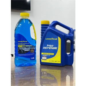 Ultra Pro Defense Goodyear 2025 Üretim Antifriz -56 3l ve Antifrizli Cam Suyu -22 1.8l Hazır