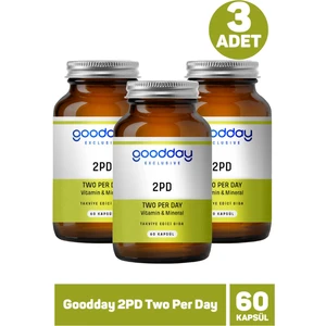 2pd Two Per Day 60 Kapsül 3 Adet
