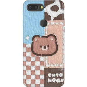 General Mobile Gm 9 Pro Kılıf Desenli Baskılı Tpu Rubber Kapak Ayıcık