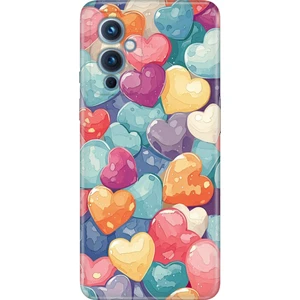 Oneplus 9 Kılıf Desenli Baskılı Tpu Rubber Kapak Heart Pattern