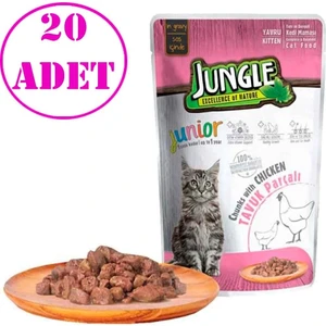 Yavru Kedi Konservesi Tavuklu Jelli 100 Gr 20 AD