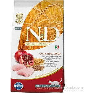 ND Düşük Tahıllı Tavuklu ve Narlı Kedi Maması 1,5 Kg