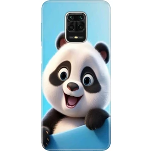 Xiaomi Redmi Note 9 Pro Kılıf Desenli Baskılı Tpu Rubber Kapak Panda