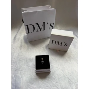 DMs Silver Siyah Galaksi Yıldızı Gümüş Charm'ı