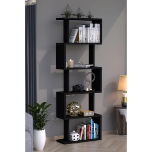 Zero Dekoratif Kitaplık Siyah