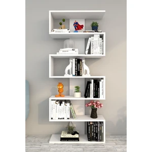 Paris Dekoratif Kitaplık Beyaz