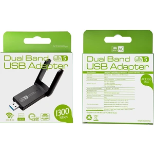AC1200 Mbps Dual Band USB 3.0 Adaptör Kablosuz Wifi Alıcı