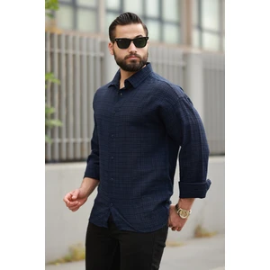 Oversize Keten Karışımlı Basic Salaş Gömlek