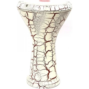 MISIR DARBUKA - BEYAZ DESENLİ