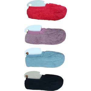 Nana & Mayka Moda 4 Adet Kışlık Kadın Babet Çorap Polar Peluş Patik Ev Patiği Karışık 36-40