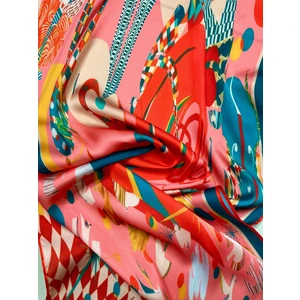 45*100 Scarf Narçiçeği Gramafon Fular