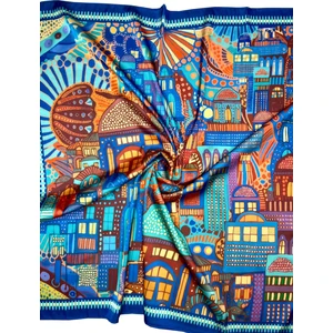 Nil Scarf Citylight 70*70 cm Fular Eşarp