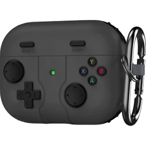 Caseonn Samsung Galaxy Buds 3 Fe Kılıf Retro Gamepad Siyah