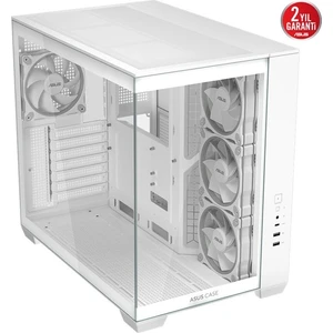 A32 Plus Panoramik Gaming Mid-Tower Pc Kasası Beyaz
