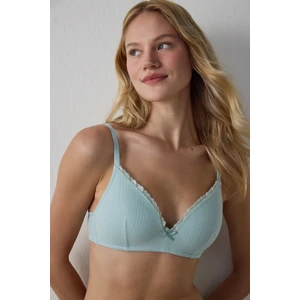 Mint Yeşili Comfy Pointel Cosy Balenli Sütyen