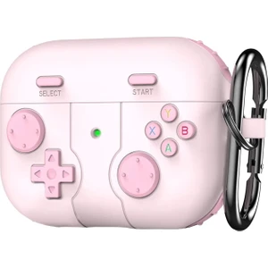 Caseonn Samsung Galaxy Buds 3 Kılıf Retro Gamepad Pembe