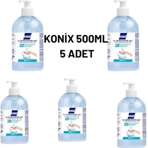 500 Ml  5'Li  Antibakteryal Dezenfektan Jeli   5 Adet