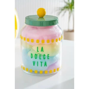 Vicenza Renkli Cam Kavanoz - 2,9 L