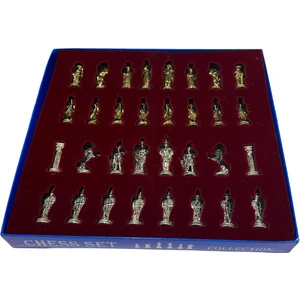 Gift Home Küçük Boy Metal Osmanlı Bizans Satranç Taşı Parlak