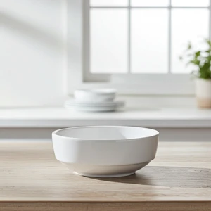 1312.PW - Classic 6'lı Joker Kase Beyaz 12 cm, Thermoset Melamin