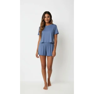 T-Shirt Şort Örme Pijama Takımı