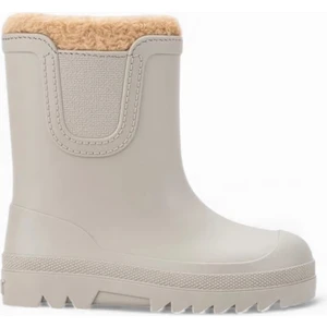 Verona Borreguito Çocuk Kürklü Yağmur Çizmesi - Taş Beji W10340-404