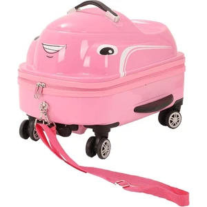 V367 ABS ÇOCUK VALİZ-PEMBE