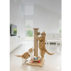 Kedi Tırmalama Çubuğu ve Oyuncağı