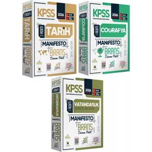 İnformal Yayınları 2026 KPSS Genel Kültür 3 Adım 3lü Manifesto Dijital Çözümlü Branş Deneme Seti