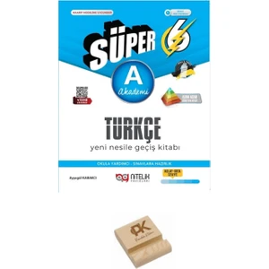 Nitelik Yayınları 6. Sınıf Süper A Serisi Türkçe Soru Bankası + Telefon Standı
