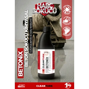 Cleanturk Betonix Beton Sökücü | Beton Mikseri ve Yüzeylerde Hızlı ve Güvenli Temizlik 1 kg