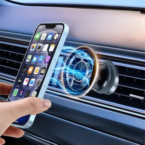 iPhone 12-13-14-15-16 Plus-16-17 Pro Max Uyumlu Araç Klimasına Uygun Magsafe Mıknatıs Telefon Tutucu