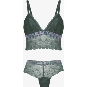 Dode Flora Koza Danger Yazılı Süngerli Bralet Takım - 80227