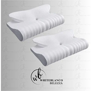 WHITEBLANCO Belezza Ortopedik Rahat Uyku Yastığı 2'li Set