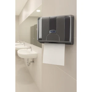 3570-2 Standart Z Katlı Kağıt Havlu Dispenseri Şeffaf Füme