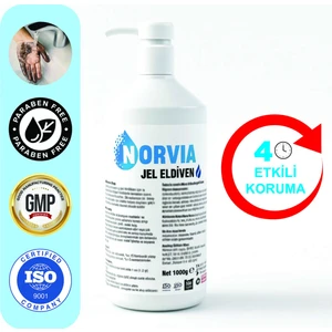 Jel eldiven / Yağ,Kir,Slikon,Yapıştırıcı,Koruyucu El Jeli/ 4 Saat Etkili Koruma / 1000ML