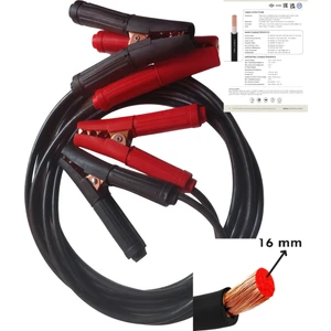 Gerçek Saf Bakır (TSE Belgeli) Akü Takviye Kablosu-2,6m