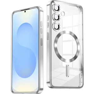 MMP Shop Samsung Galaxy A56 Uyumlu Magsafe Özellikli Kamera Korumalı Şeffaf Kılıf