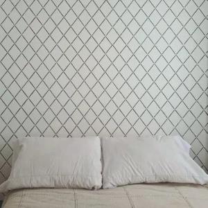 Geometrik Desen -1 Stencil Boyama Şablonu 50X70 cm Duvar Stencil Fayans Stencil Mobilya Stencil