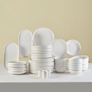 Stream Bone Saturn 53 Parça 12 Kişilik Yemek Takımı Platin