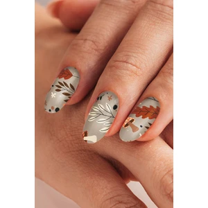 Sonbahar Tırnak Dövmesi, Tırnak Tattoo, Nail Art, Tırnak Sticker