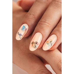 Süliet -2 Tırnak Dövmesi, Tırnak Tattoo, Nail Art, Tırnak Sticker