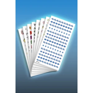 8'li Tırnak Dövmesi Seti, Tırnak Sticker Seti, Nail Art, Tattoo