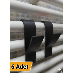Casey Store Havlupan - Petek Uyumlu Banyo ve Mutfak Radyatör Boru Askılığı Kancası ( 6'lı Set , PET-G baskı )