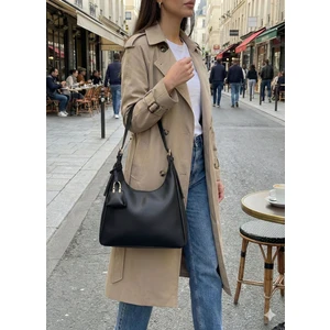 Marco Black Siyah Kadın Omuz Çantası A Kalite Kumaş