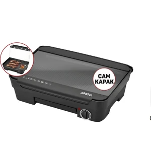 Elektrikli Izgara Cam Kapaklı