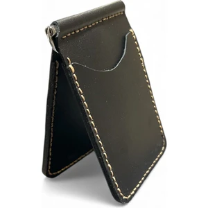 Parla Leather Cavana El Yapımı Hakiki Gerçek Deri Erkek Siyah Cüzdan