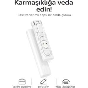 7 in 1 Çok İşlevli Type-C USB Micro Lightning Dönüştürücü Seyahat Seti – iPhone Android PC