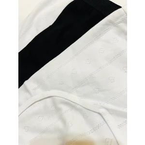 Marka Kadın Jakarlı Bato Külot 3'lü %100 Pamuk Karışık Renkli